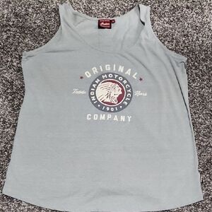Indian Motorcycle Women's Gray Tank Top